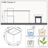 LECHUZA CUBE Cottage